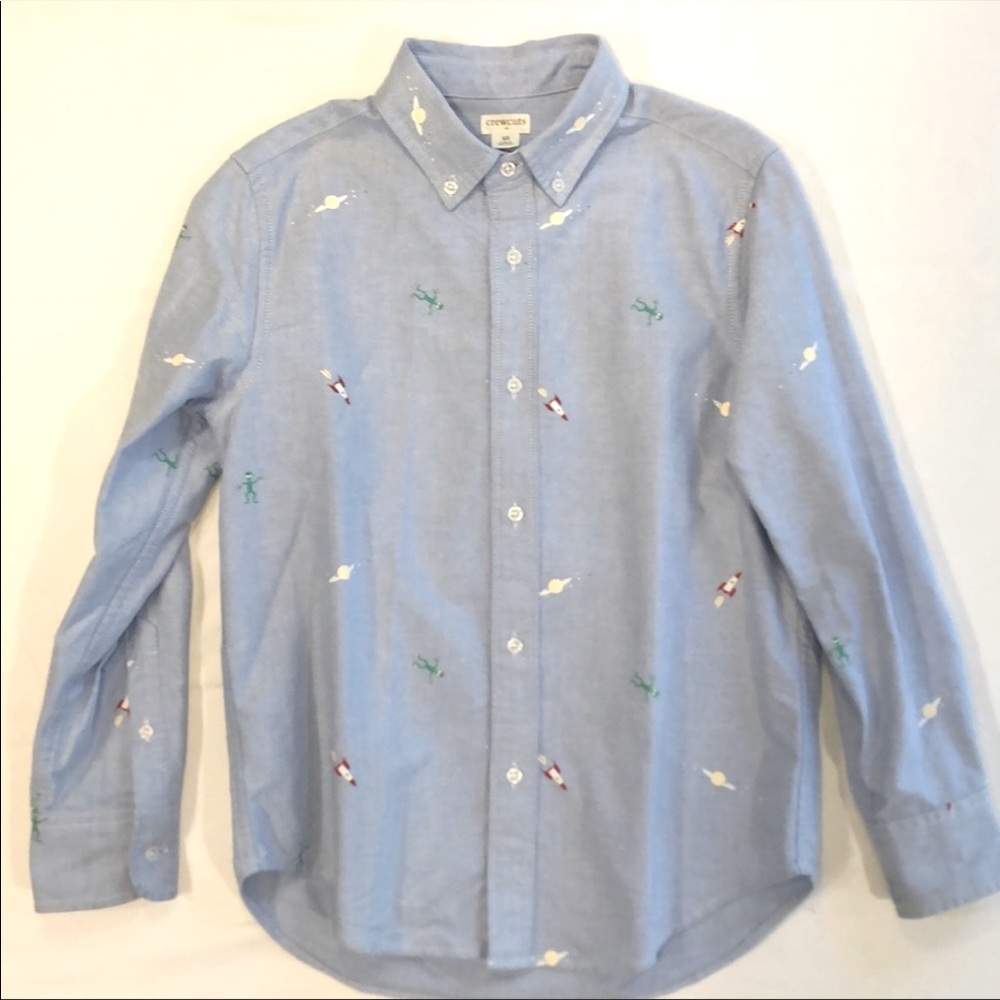 Crewcuts spaceship Oxford button down
